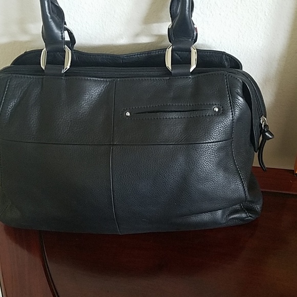 B Makowsky black leather satchel - Picture 4 of 8